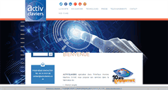 Desktop Screenshot of activclaviers.com